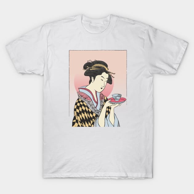 Japanese tea party T-Shirt by katanya78